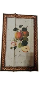 NEU Vintage 18" x 28" hängende Äpfel Geschirrtuch 100% Baumwolle Made in Italy - Bild 1 von 3