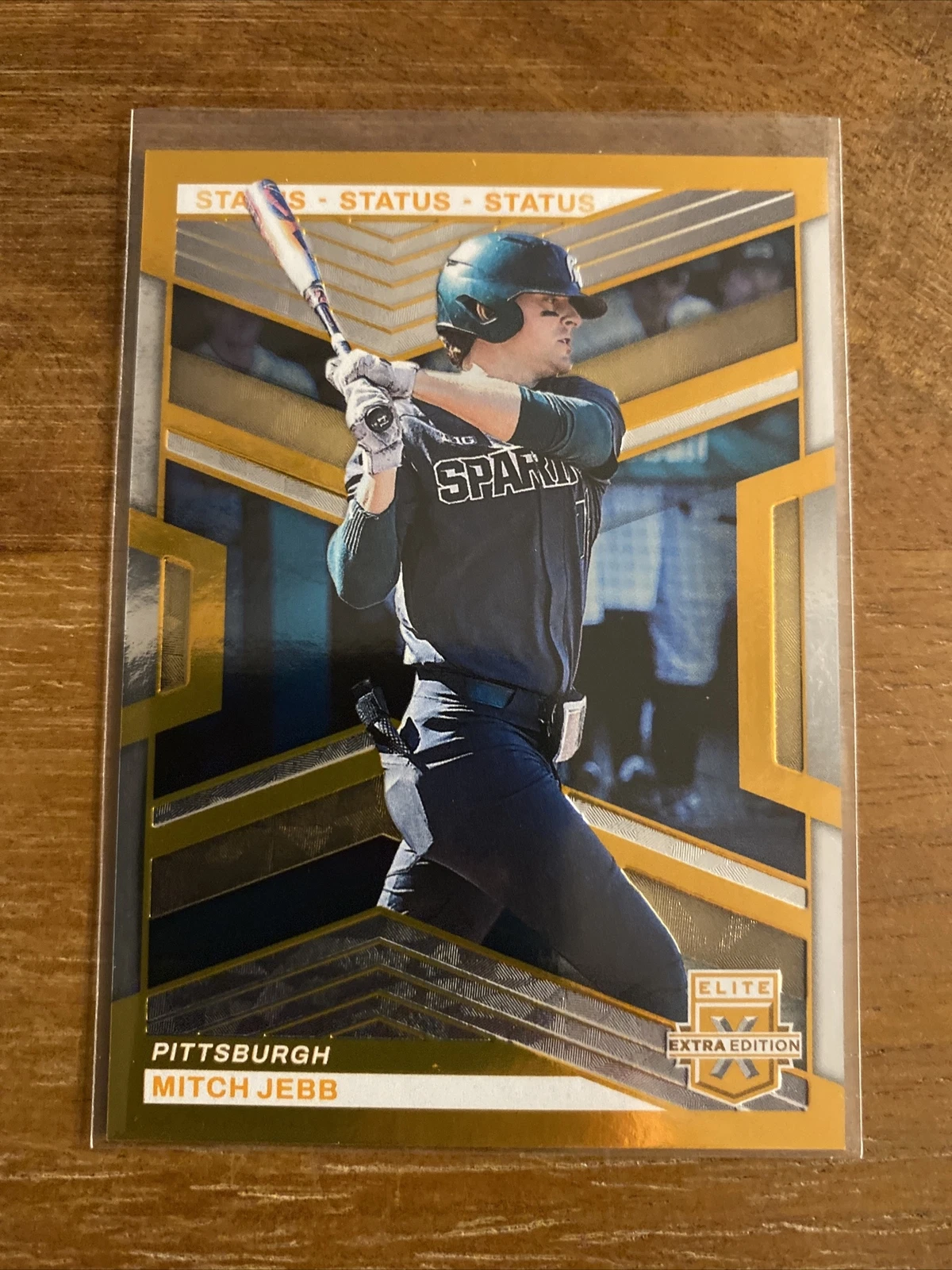 2023 Panini Elite Extra Edition - Mitch Jebb - Orange Status - 036/275