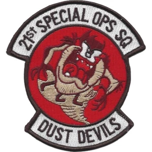 21st SOS Patch Special Operations Squadron Taz Devil Brown Version - Picture 1 of 6