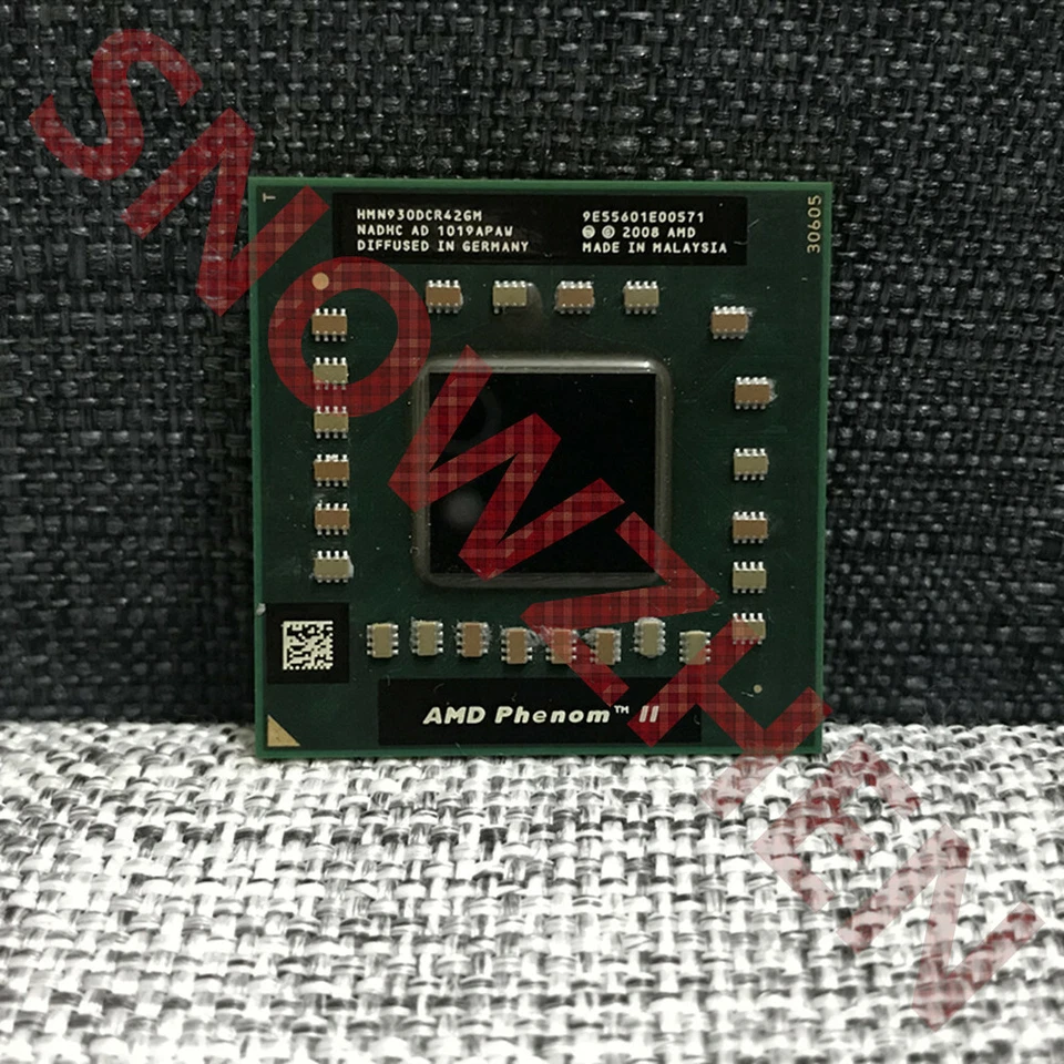 AMD Phenom II N930 CPU Quad-Core 2.0 GHz 2M 1800 MHz Socket S1 Processor - Image 1 of 3