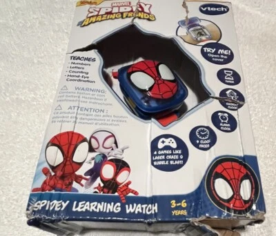 VTech Spidey and His Amazing Friends Spidey Learning Watch.. New in box - Image 1 of 4