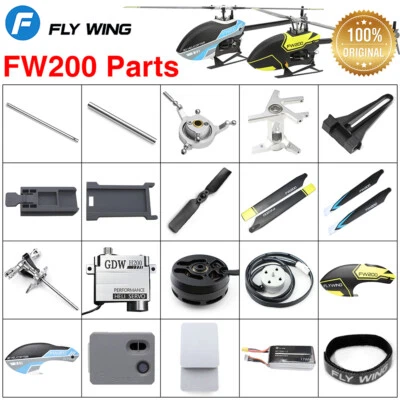 FLYWING FW200 RC Helicopter Parts Original Upgrade Battery Motor ESC Transmitter - Image 1 of 4
