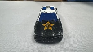 Hot Wheels 1993 Police Car Black White With Spoiler China (B93B) - Picture 1 of 5