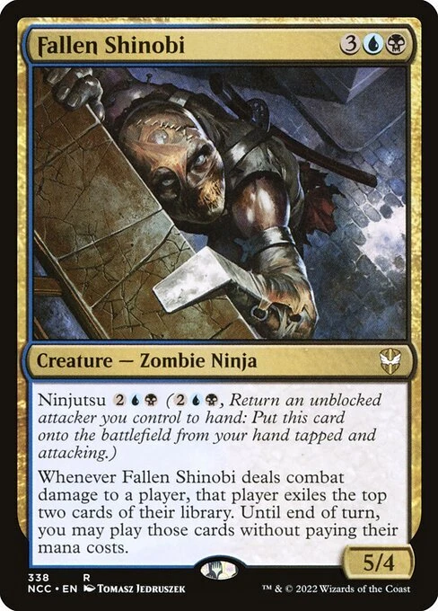 Fallen Shinobi MTG Commander: Streets of New Capenna R NM x1 - Magic Card - Image 1 of 1