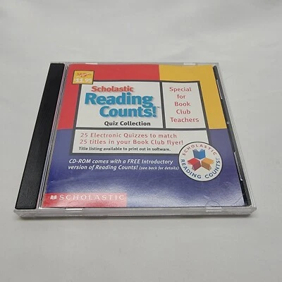 Scholastic Reading Counts! Quiz Collection PC CD-ROM (2000) Windows Mac - Image 1 of 4