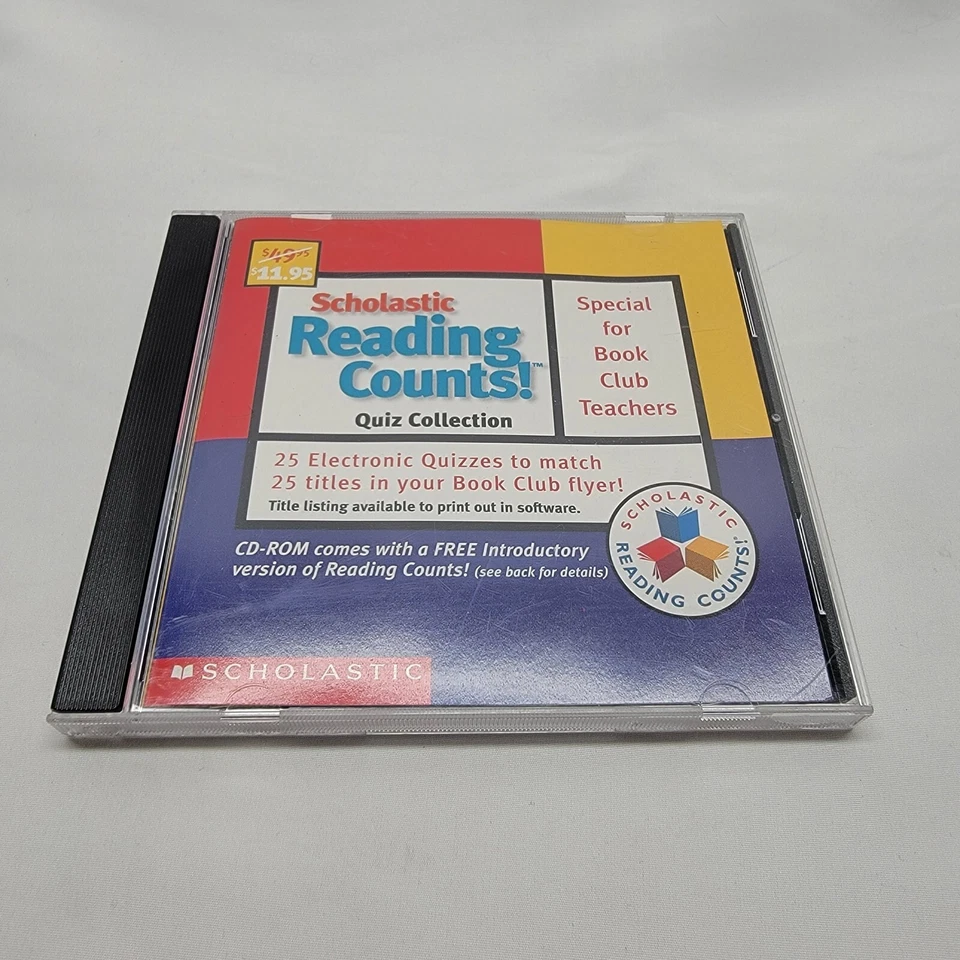 Scholastic Reading Counts! Quiz Collection PC CD-ROM (2000) Windows Mac - Image 1 of 4