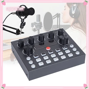BM-800 Mic Live Sound Card Regolabile Studio Registrazione, Kit Microfono a Condensatore - Foto 1 di 10