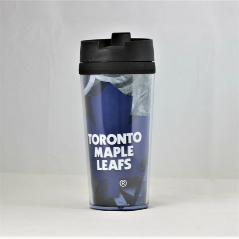 Toronto Maple Leafs NHL Licensed Acrylic 16oz Tumbler Coffee Mug w/wrap Insert Cover