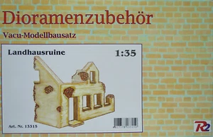 Rovine di casa di campagna, accessori diorami, 1:35, kit modellismo vuoto, R2, *NUOVO* - Foto 1 di 2