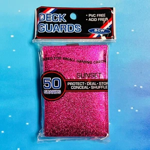 Vintage Japanese size Yu-Gi-Oh BCW Deck Guard Sleeves - Sunset - Picture 1 of 1