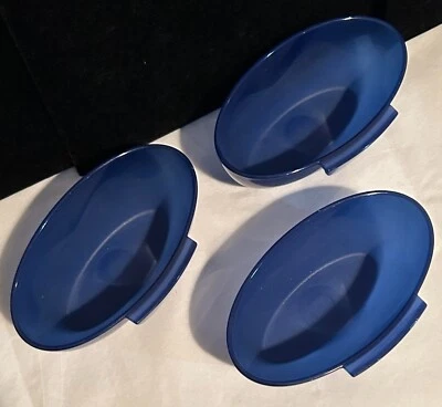 LOT (3) Vintage Open House Collection Little Dipper Bowls Blue 4795 TUPPERWARE - Image 1 of 2