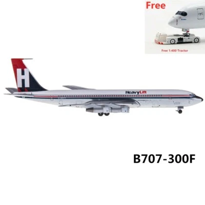 (Rare)1:400 AeroClassics AC19193 Heavylift B707-300F G-HEVY+Tractor - Image 1 of 3