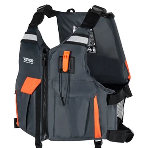 VEVOR Gilet de sauvetage pour sports nautiques PFD 96N pour hommes et femmes L - Afbeelding 1 van 12