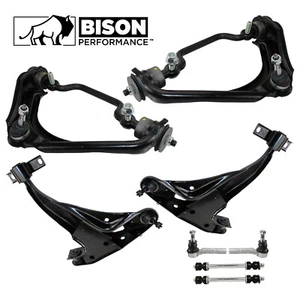 Bison Performance 8pc Front Control Arm Sway Bar TieRod End Kit For Ford Mercury - Picture 1 of 3