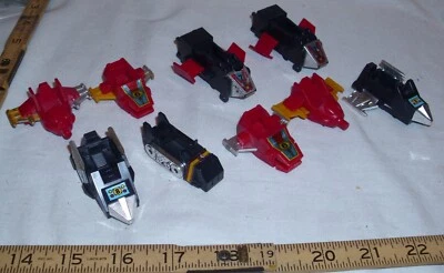 TAKARA OF JAPAN ROBOT FIGURE PARTS IN RED & BLUE PLASTIC 1970s - Image 1 of 2