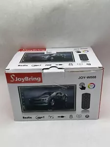 SJoyBring Upgrade Wireless Double Din Car Stereo with Apple CarPlay, Android - Picture 1 of 8