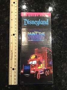 Disneyland Park CARS Paint the Night Park Map and Guide 7/18/2015 - Bild 1 von 4