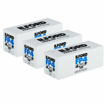 Ilford FP4 Black & White 120 Roll Film - 3 PACK - Image 1 of 4