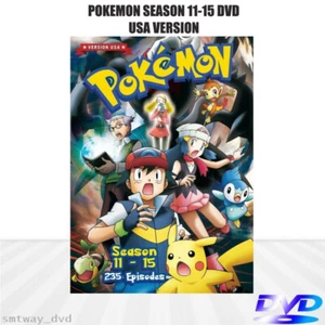 POKEMON SEASON 11-15 VOL.1-235 END ANIME DVD US ENGLISH DUBBED VERSION REG ALL - Imagen 1 de 7