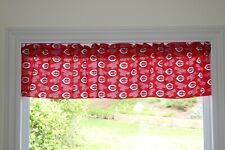 Cincinnati Reds Baseball Sports Team Window Valance/Curtain 58" Wide