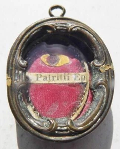Important St. Patrick 1st Class Holy RELIC Reliquary Ireland w/ Irish Provenance - Picture 1 of 12