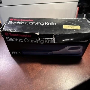 Toastmaster Electric Carving Knife 6110 VINTAGE Working Complete W/box (130) - Picture 1 of 7