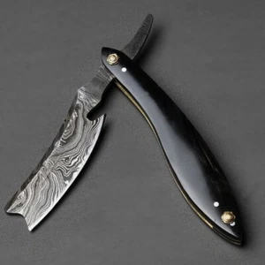 Shave Ready 100% Barber Custom Handmade Damascus steel Shaving Straight Razor - Picture 1 of 2