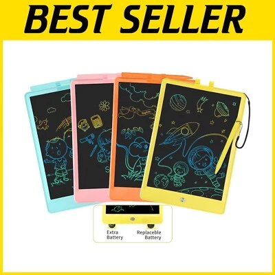 4-Pack Eye Protection LCD Writing Tablet Set - Reusable Drawing Pads for Kids - Image 1 of 4