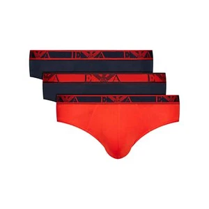Emporio Armani Slip Uomo Set 3 Slip Elastico Logo 33035 S37 - Foto 1 di 5
