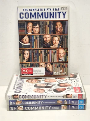 Community Season 1 2 3 5 DVD Sets - DVD Region 4 comedy - Image 1 of 4
