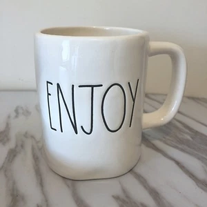 RAE DUNN Artisan Farmhouse 'Enjoy' Mug - New - Picture 1 of 3
