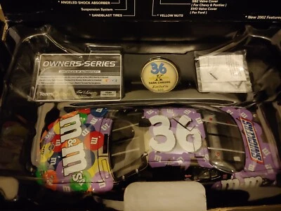 2002 Ken Schrader #36 Purple M&M's TC Owners Dark Chrome Pontiac 1:24 scale  - Image 1 of 4