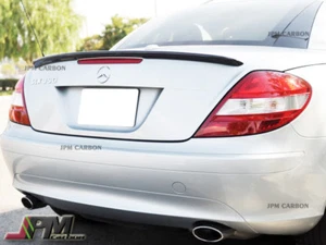 2005-2010 M-Benz R171 SLK55 AMG Carbon Fiber Trunk Spoiler SLK200 SLK280 SLK350 - Picture 1 of 3