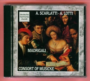 Anthony Rooley & Consort of Musike - Madrigali, Scarlatti & Lotti - 1991 NEW CD - Foto 1 di 2