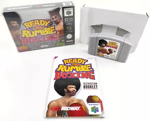 Ready 2 Rumble Boxing Nintendo 64 N64 en caja en muy buena condición - Imagen 1 de 11
