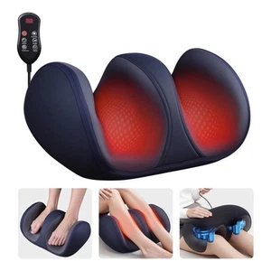 Masajeador eléctrico de pies y pantorrillas Shiatsu con calor, masaje de tobillo rodante - Imagen 1 de 7