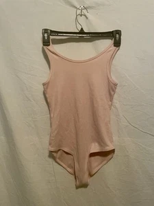Abercrombie And Fitch Kids Girls Size 11/12 Light Pink Body Suit - Picture 1 of 3