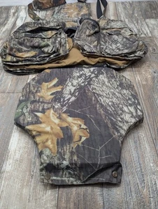 FieldLine Mossy Oak Hunting Vest w/Cushion Seat, Pockets Zippers Storage Adjust - Picture 1 of 24
