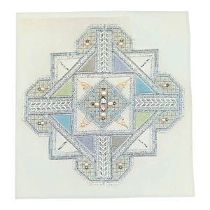 Patrón de punta de aguja Gay Ann Rogers "Jeweled Geometric for a Goddess" | ¡Raro! - Imagen 1 de 3