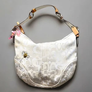 Coach Schultertasche weiß Optik Soho Hobo Hummel 5065 China - Bild 1 von 12