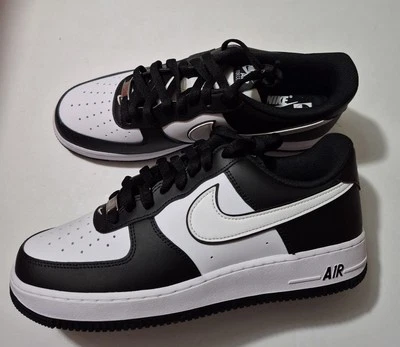Nike Air Force 1 Low '07 White Black Swoosh Panda DV0788-001 Mens NBY Size 12 - Image 1 of 4