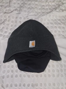 Carhartt Fleece 2-In-1 Headwear, charcoal, built-in face mask - Picture 1 of 5