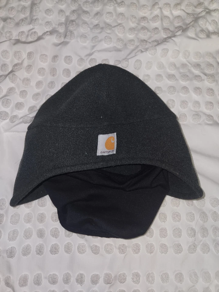 Gorros para la cabeza Carhartt Fleece 2 en 1, carbón, máscara facial incorporada  Foto 1 de 4
