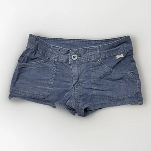 "Pantalones cortos botines vintage y2k El Tigre 1 azul pana tiro bajo 2"" entrepierna" - Imagen 1 de 12