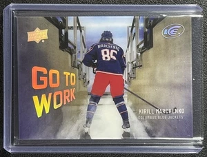 KIRILL MARCHENKO 2024-25 UPPER DECK ICE #GTW-6 GO TO WORK SP BLUE JACKET - Bild 1 von 2