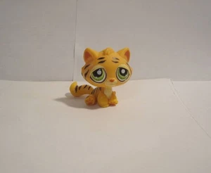 LITTLEST PET SHOP TIGER Katze # 1267 ORANGE MIT GRÜNEN AUGEN Nintendo DS EX - Bild 1 von 3