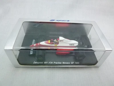 Spark 1:43 F1 Zakspeed 891 #34 Bernd Schneider Practise Monaco GP 1989 S1870 Foto 1 de 4