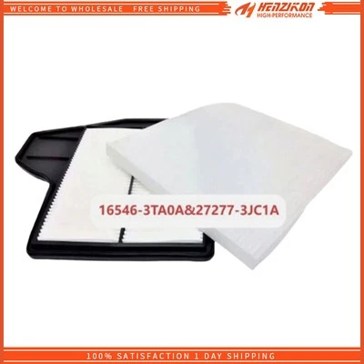 FIT NISSAN Engine & Cabin Air Filter 2013-18 Altima 2.5L 4Cyl 16546-3TA0A AF6297 - Image 1 of 4