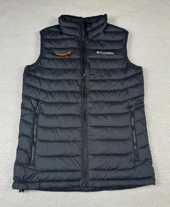 Columbia Omni Heat Puffer Steppweste Winterjacke schwarz durchgehender Reißverschluss Herren Small  - Bild 1 von 7