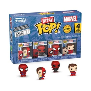Marvel - Spider-Man Peter Parker Bitty Pop! Vinyl 4-Pack - Picture 1 of 4